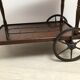 Vintage wheeled dessert Bottle Support