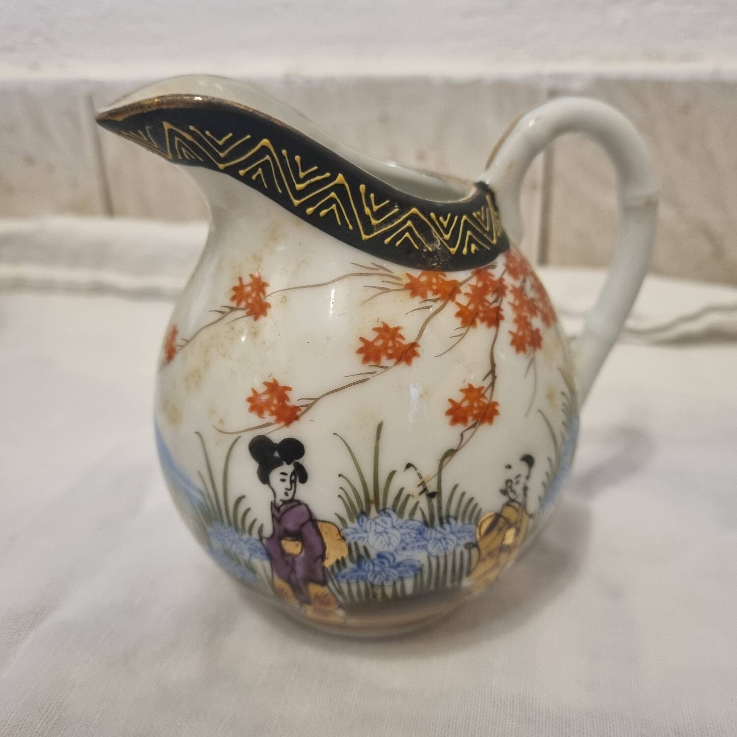 Japanese fine porcelain tea set from 1950