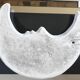 Vintage Moon wall decoration in concrete / reconstituted stone