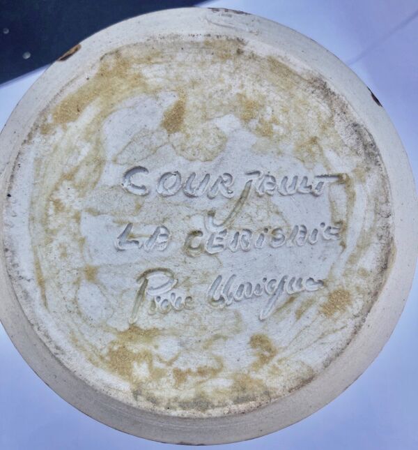 Vase en grès JC Courjault La Cerisaie DLG Kéraluc, 1970