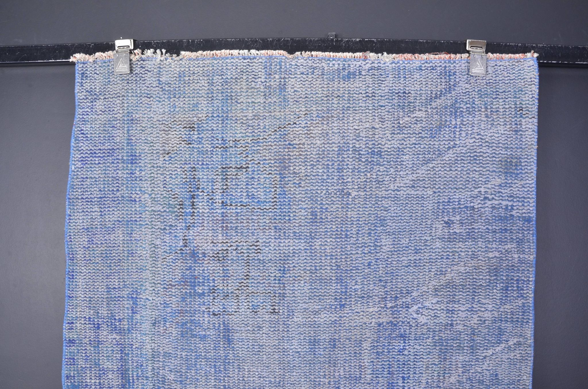 Blue Vintage Turkish Runner Rug sku1302