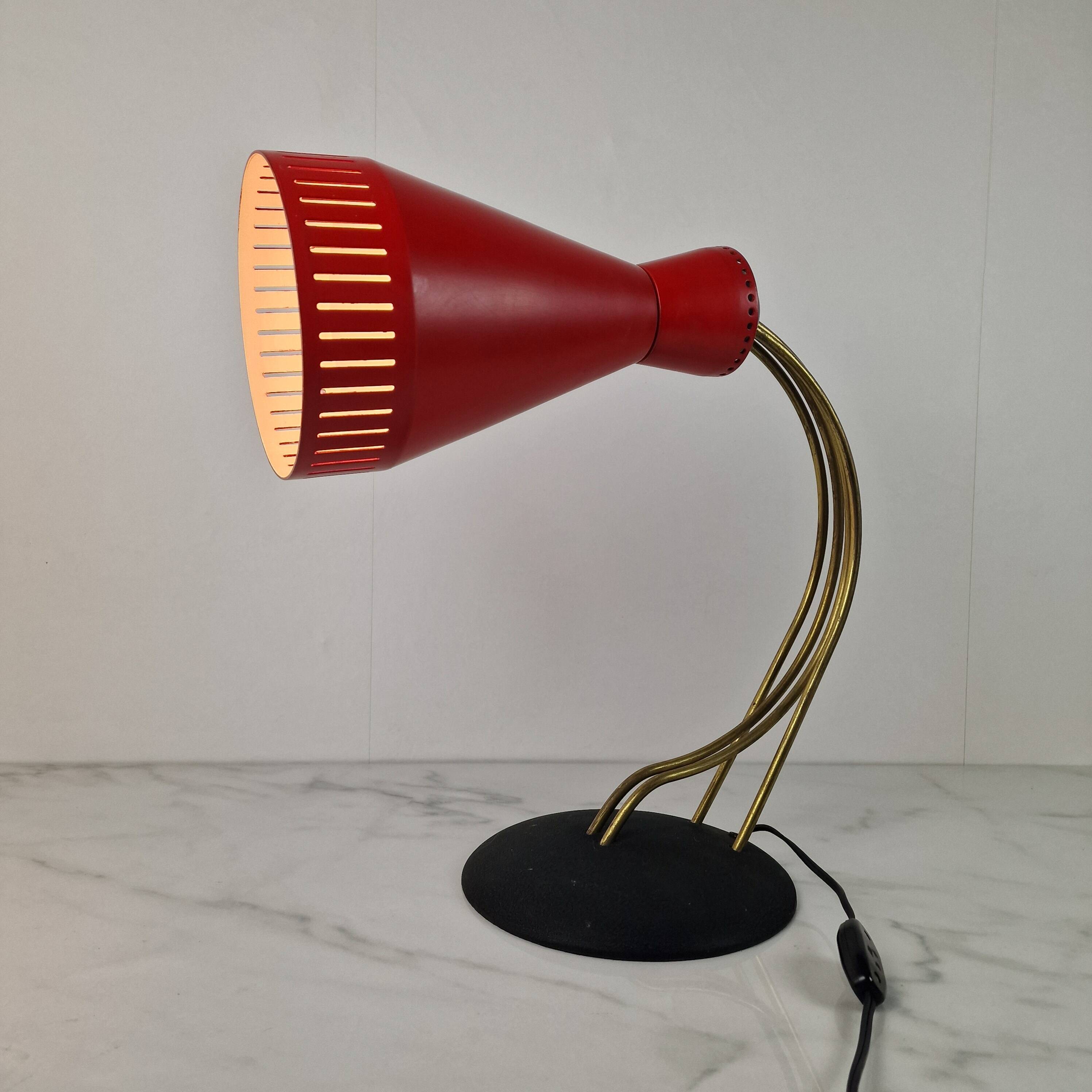 Rare Adjustable BAG Turgi Desk Lamp – Switzerland, circa 1950s