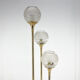 1970's italian metal & glass floor lamp