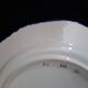 Old flat plate faience hb quimper hand-painted floral decoration