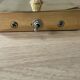 Pair of vintage brass wall lights with adjustable arms.