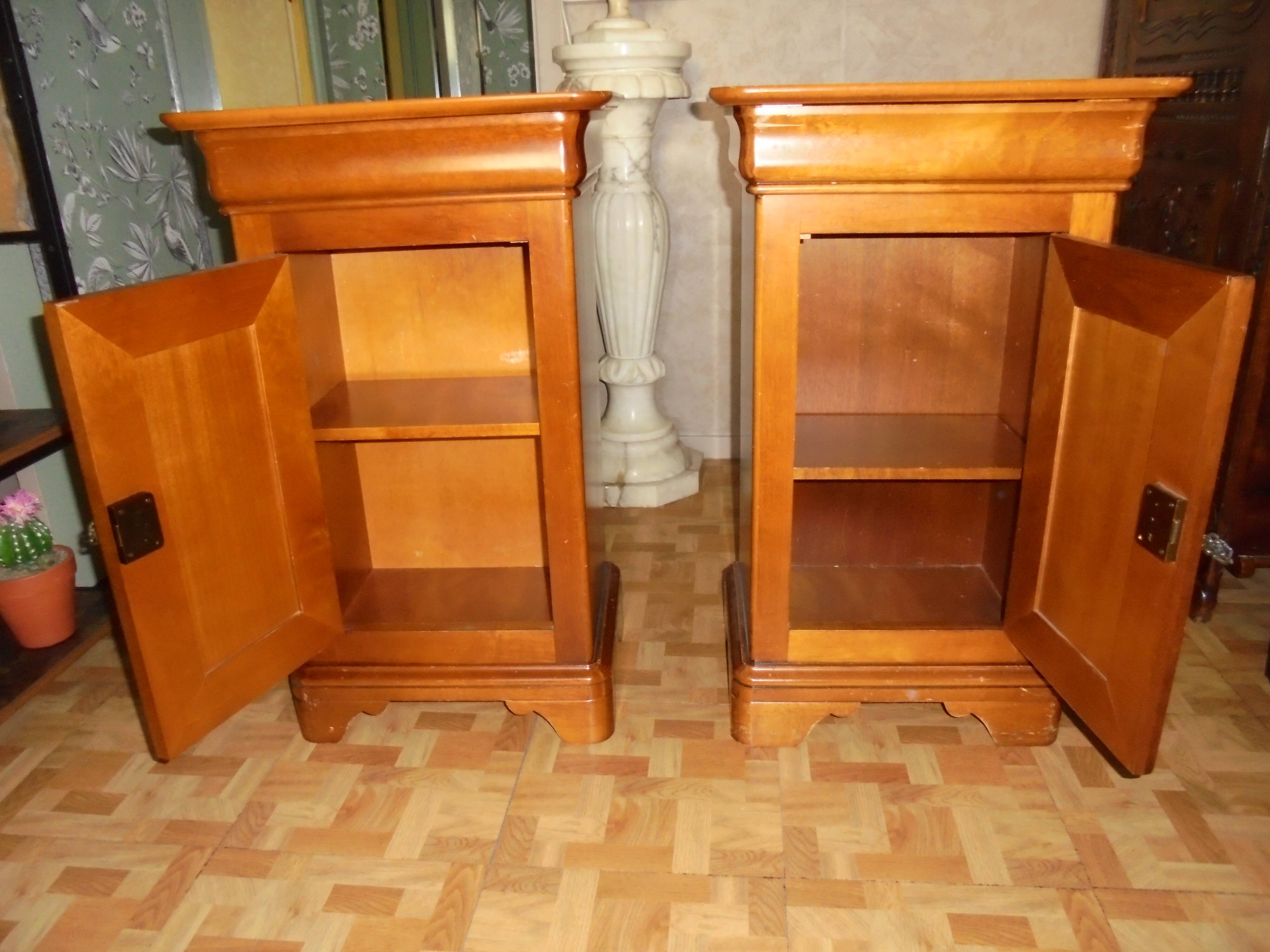 Louis Philipe style bedside tables