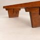 Vintage wooden slatted bench – 309 cm – Modernist design