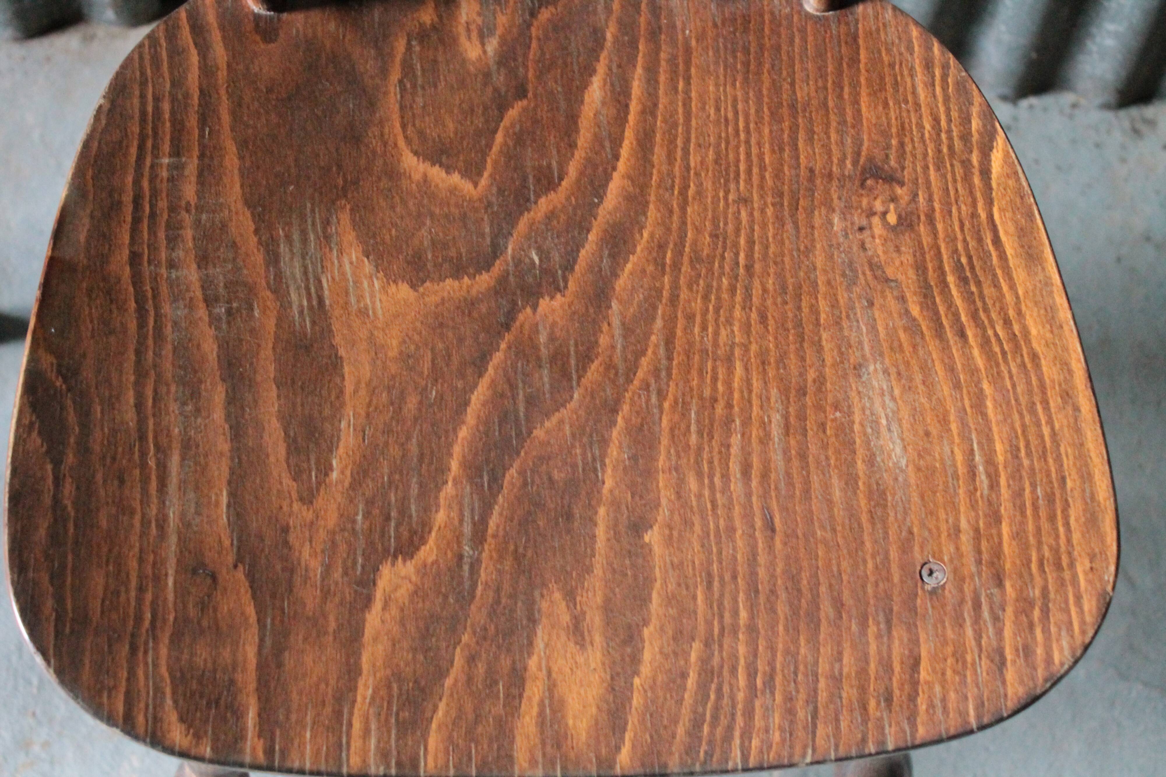 Series of 6 chairs of Bistro Baumann menuet style