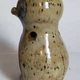 Candlestick "nice" ceramic potter vintage enamelled sandstone