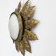 Gold wall lamp 30cm x 30cm