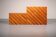 Vintage beech room divider from the 1960s with an elegant slatted design.