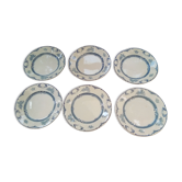 Set de 6 assiettes plates Manon / St Amand Hamage