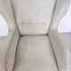 Ivory Lounge Chair with Ottoman in the Style of Gio Ponti, Italy