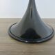 "Diabolo" fruit bowl with tulip base, made of metal, 1970s 80s.