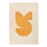 Painting on paper - b228 - abstract painting signed eawy