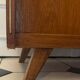 Vintage shoe cabinet with tapered legs