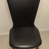 Set of 4 Baumann black chairs
