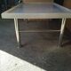 table basse metal chromé et marbre onyx epoque 1970