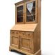 Showcase secretary with two bodies, English, in raw pine – around 1900