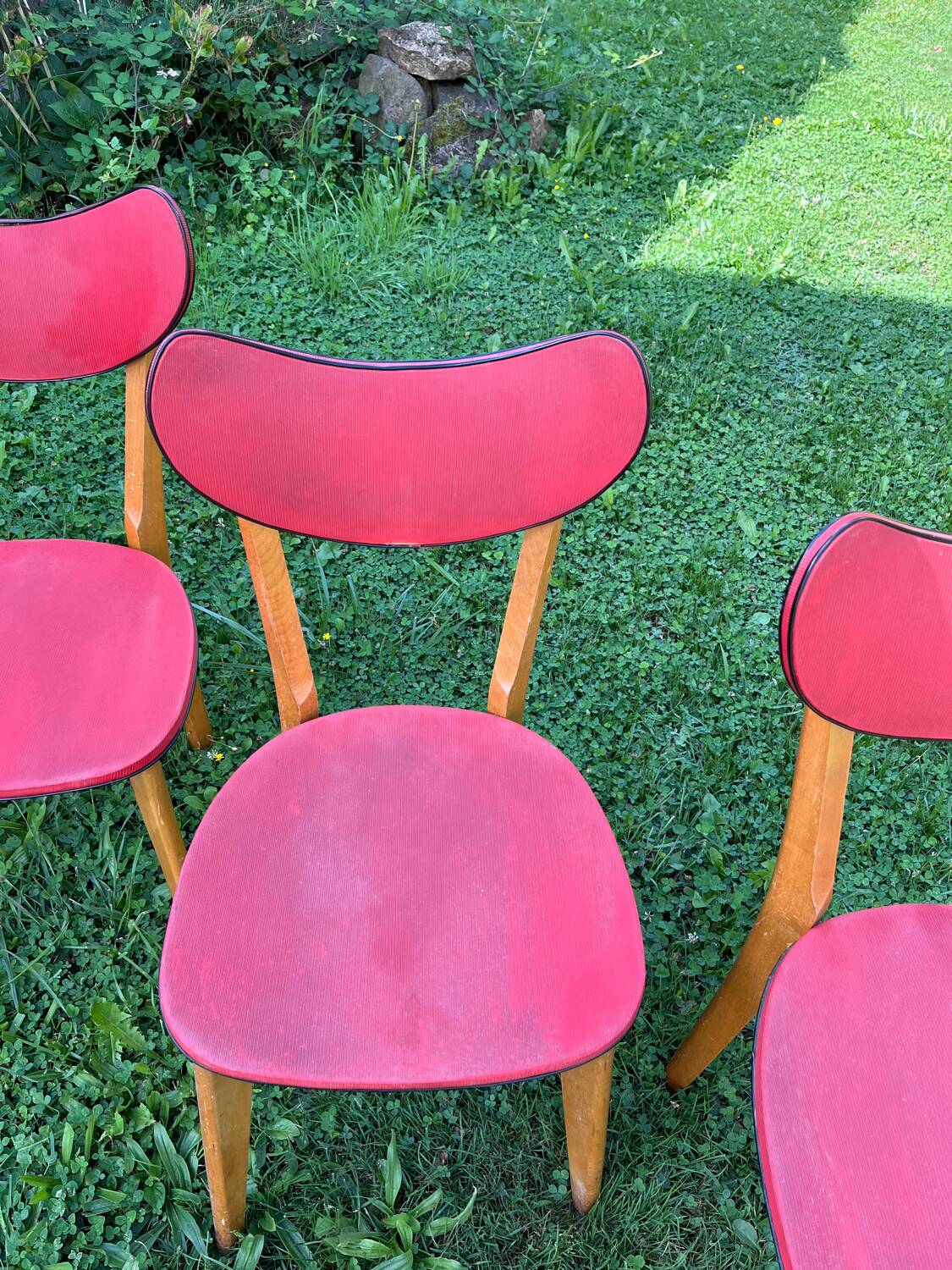 Série de 4 chaises vintage