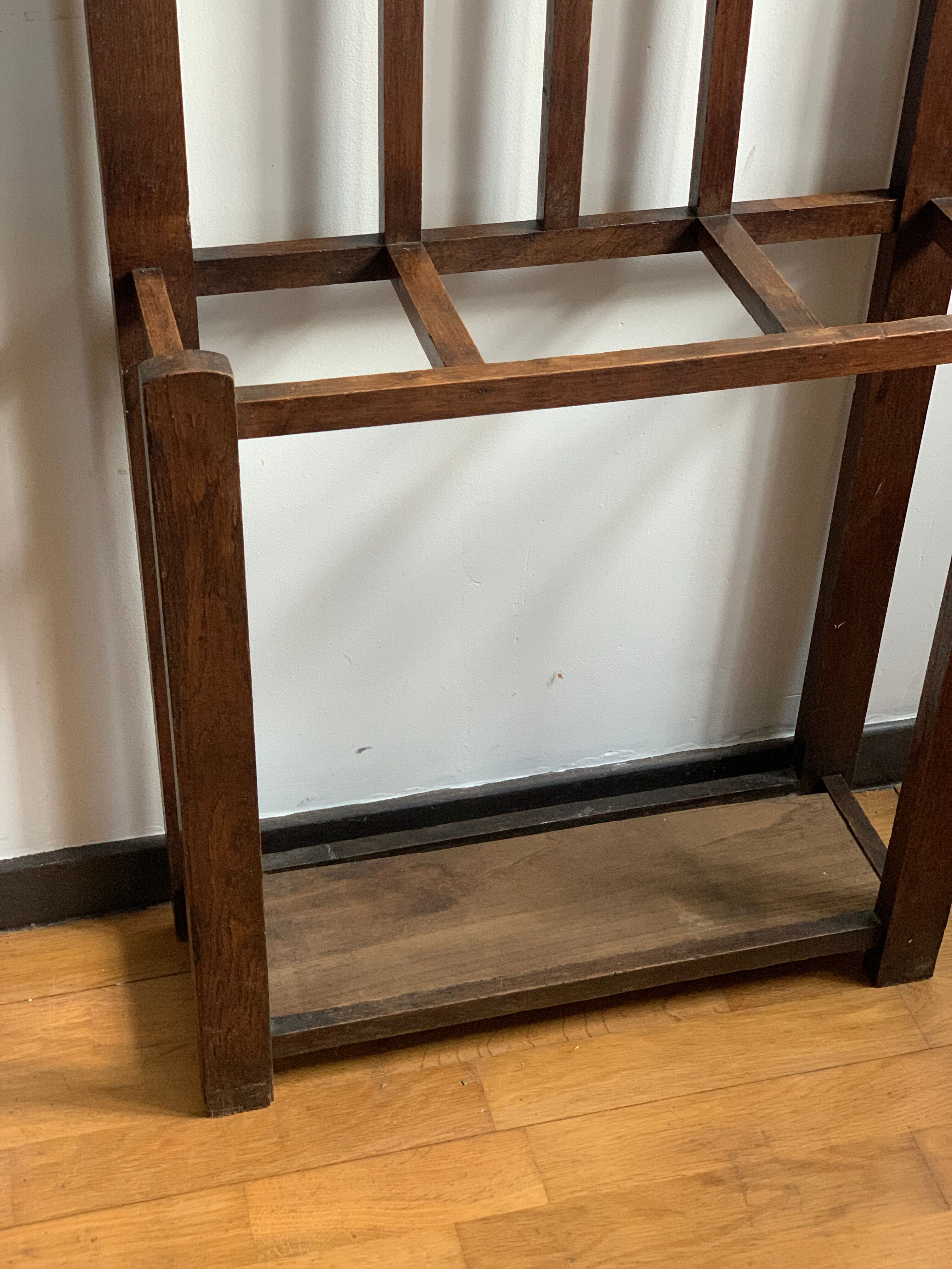 Art Deco cloakroom coat rack