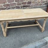 Farmhouse table natural raw oak 50s