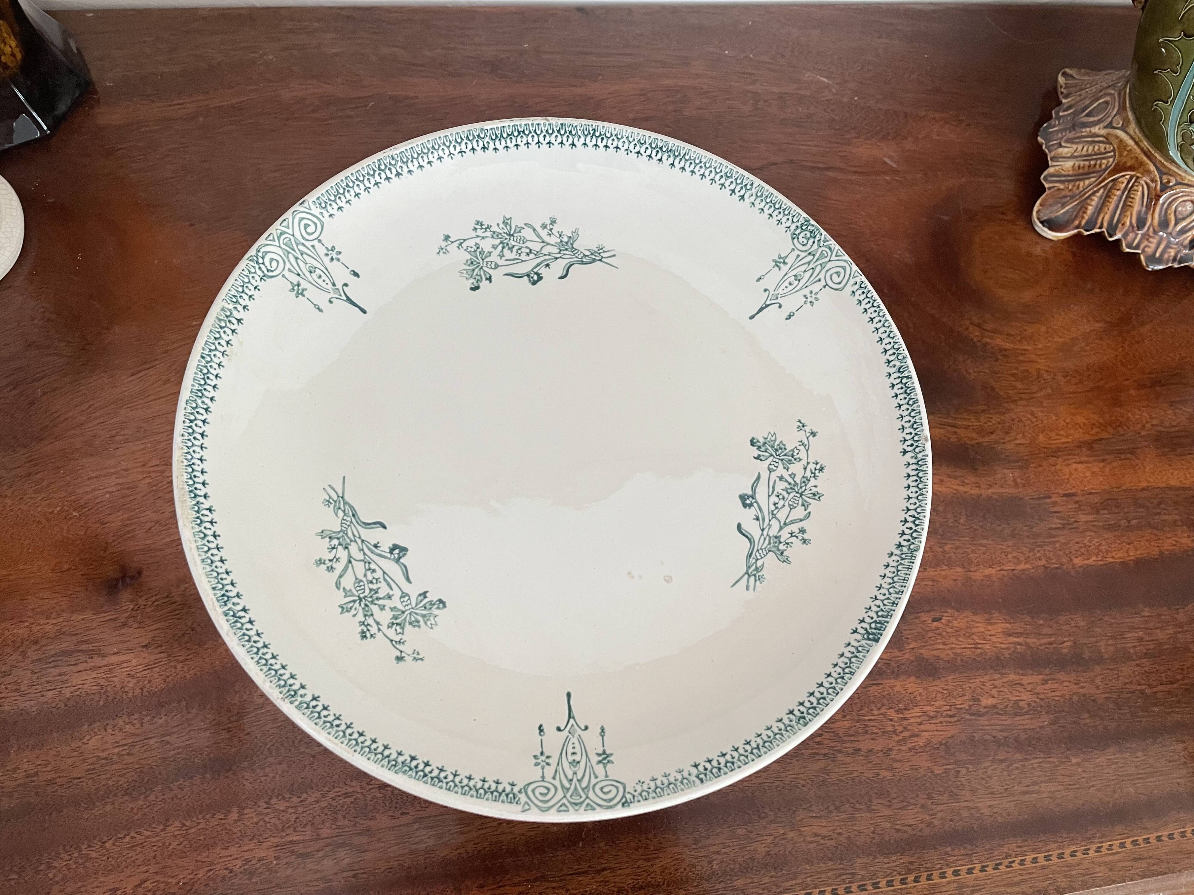 Compotier dish St Amand circa 1920