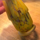 Old small glass paste lamp