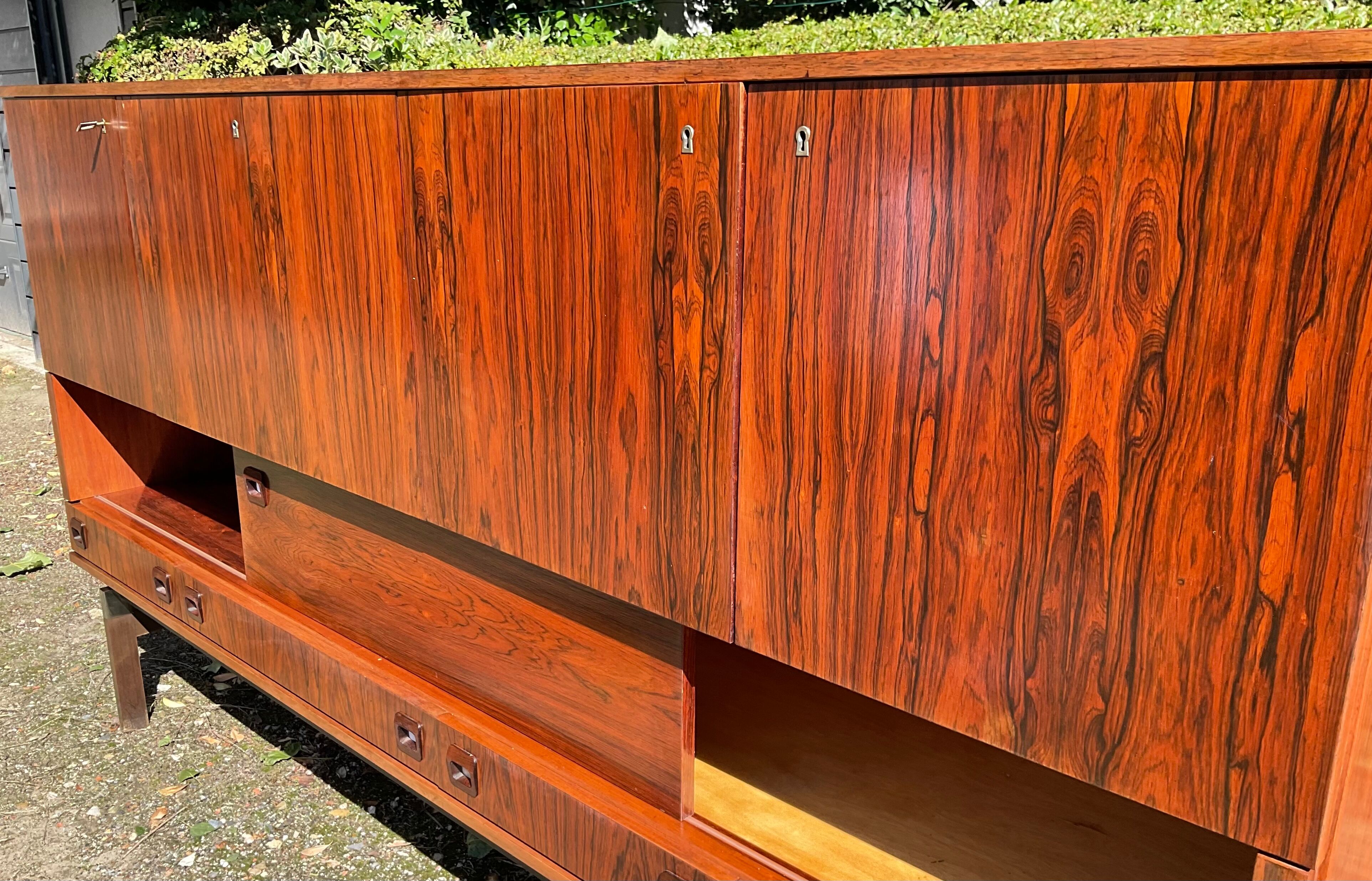 Scandinavian rosewood row from the 60s