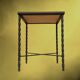 Occasional table in wrought iron and ceramic – 1960s-1970s