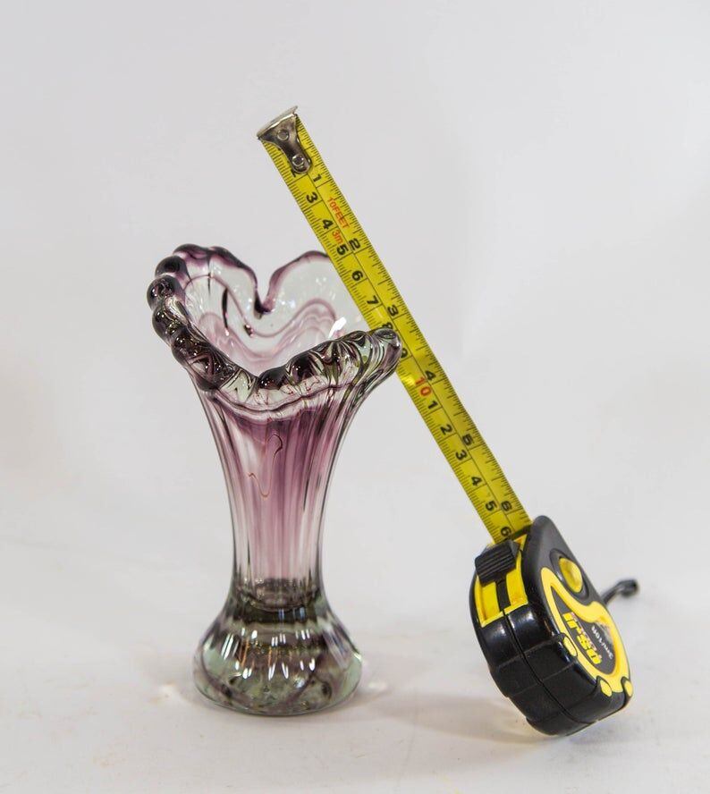 Set of 3 Murano vases 70s