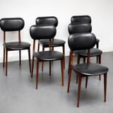 Set of 6 scandinavian chairs