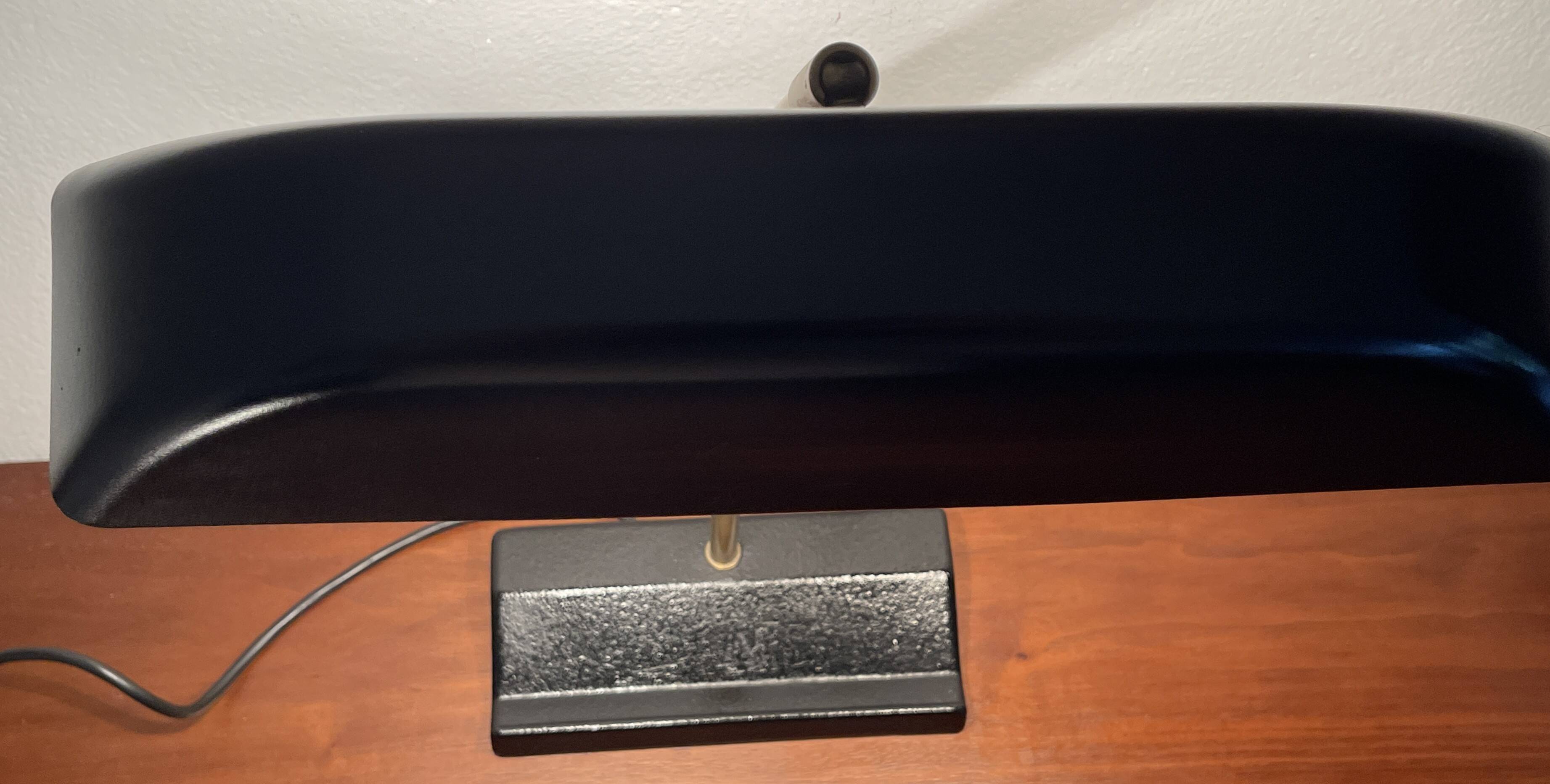 Designer desk lamp, Egon Hillebrand for OMI