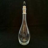 Glass and metal decanter
