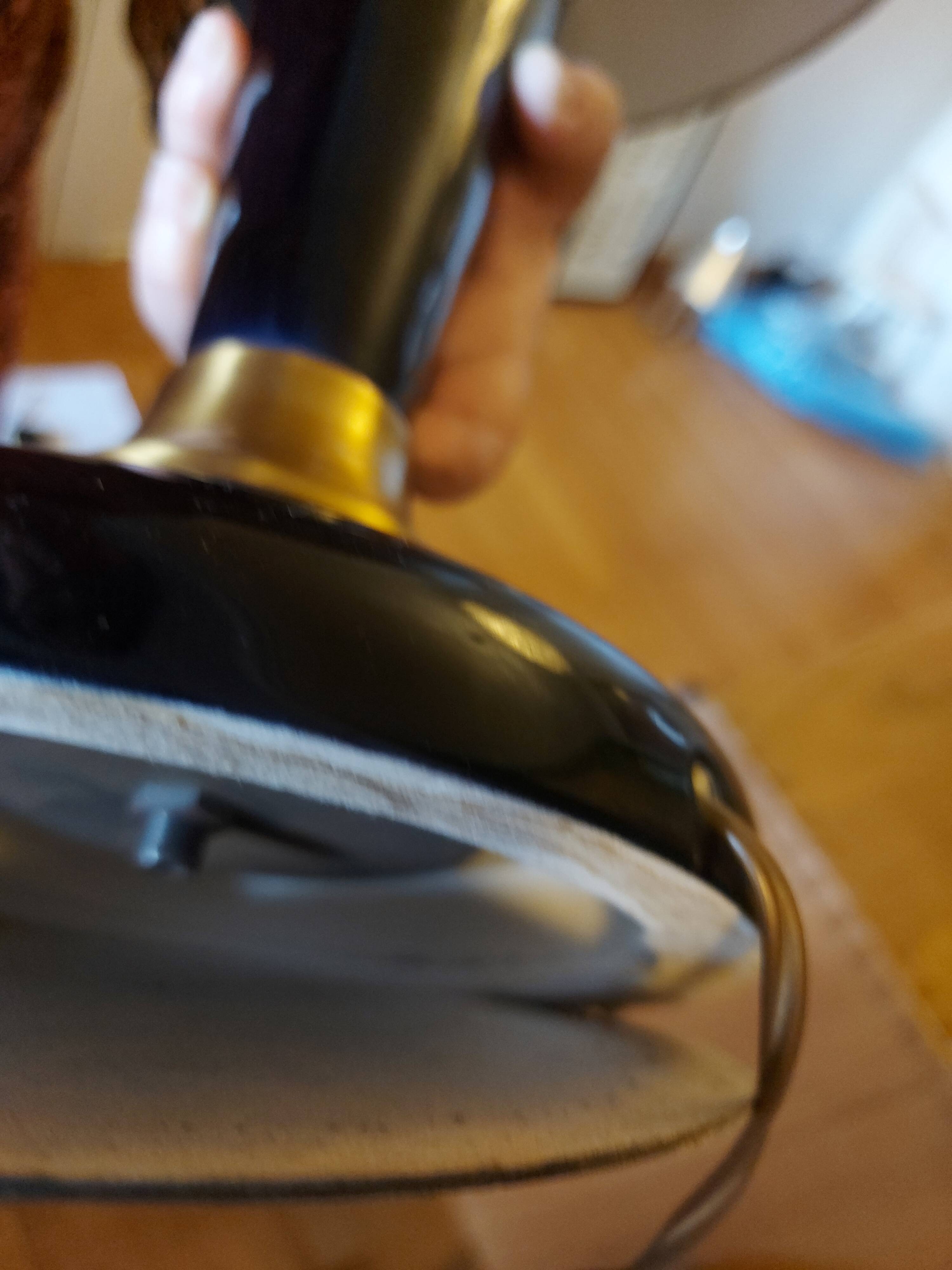 Large cobalt blue ceramic lamp stand