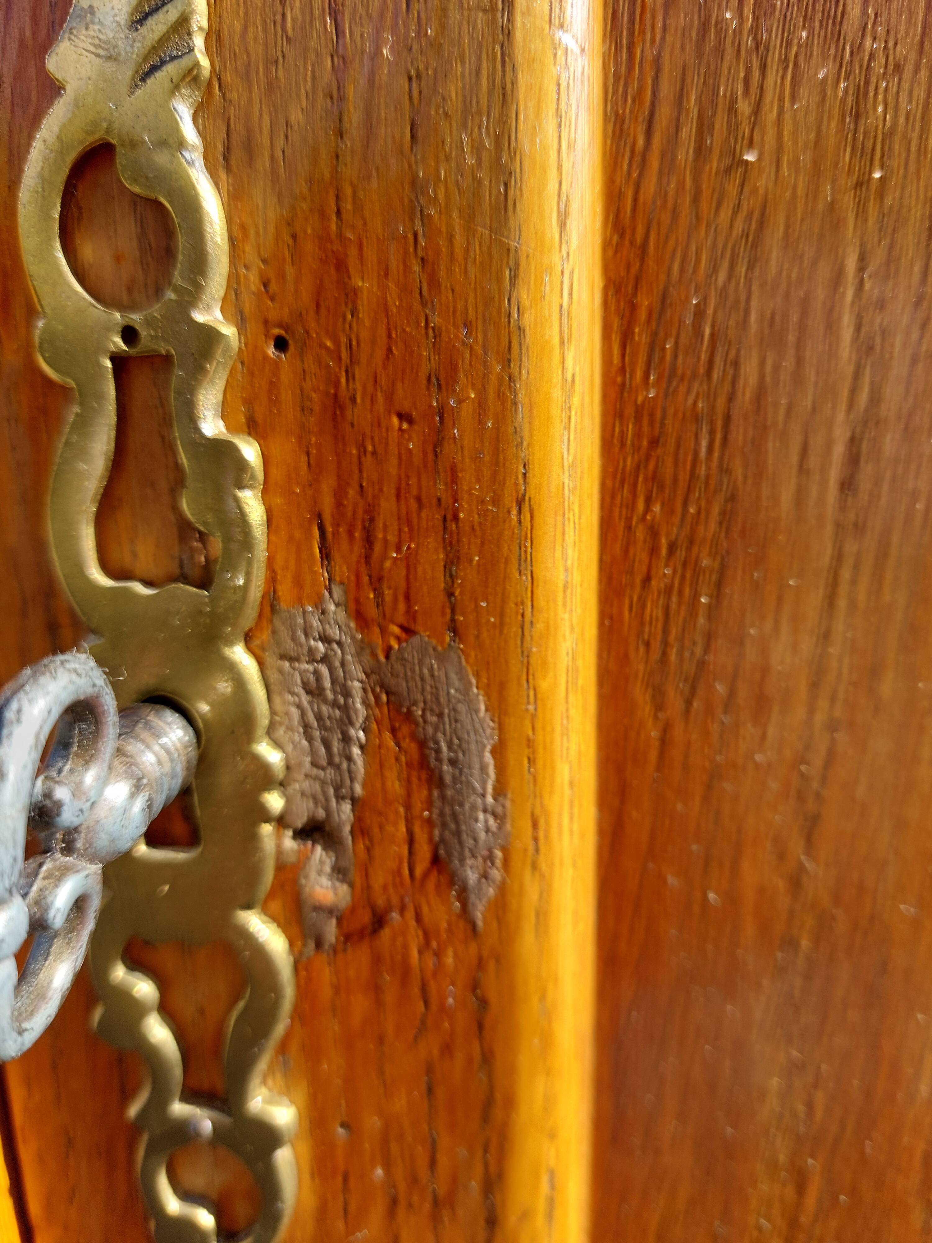 Parisian wardrobe, triple function (wardrobe, chest of drawers, cupboard), 1940s.