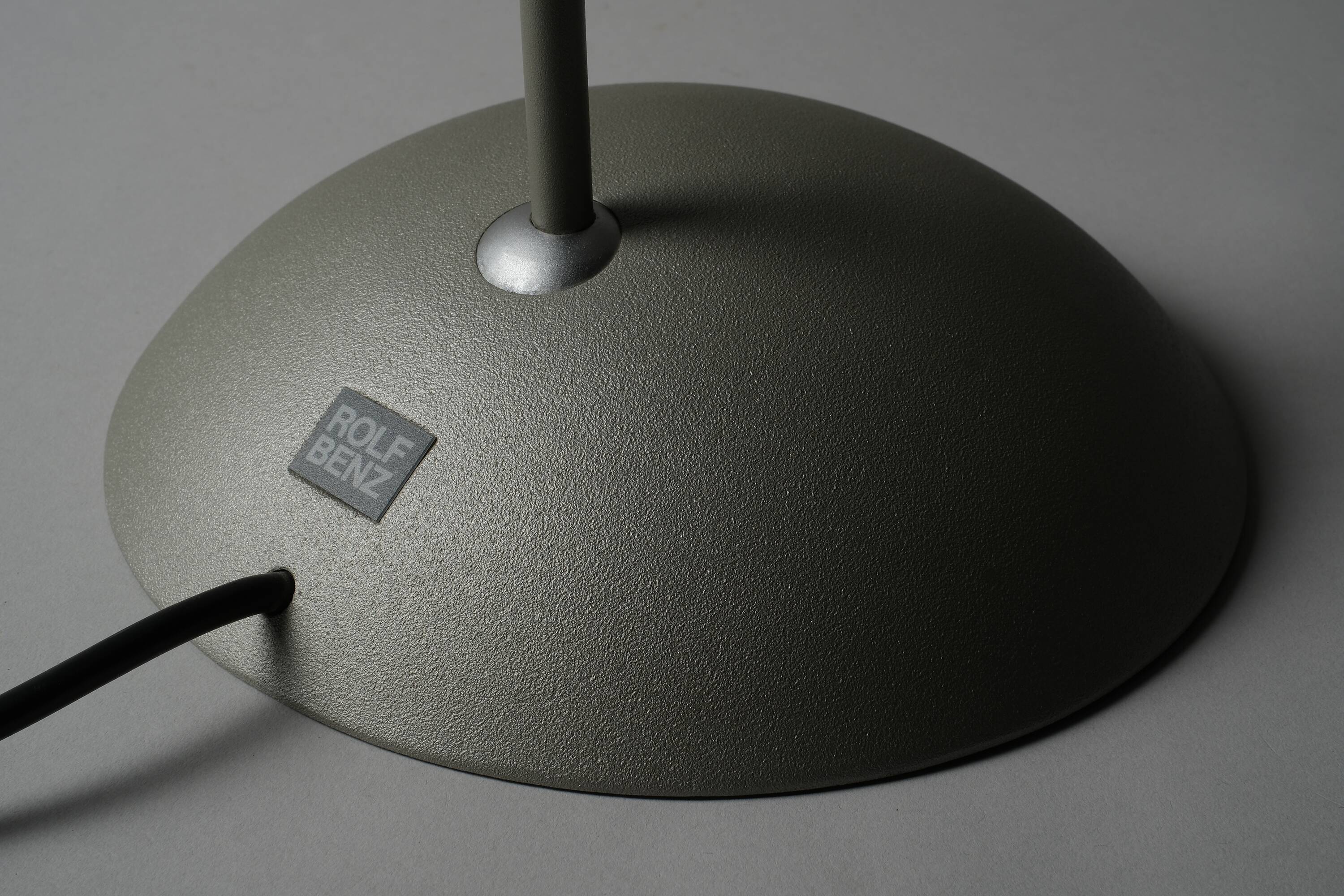 Lampe de table Rolf Benz Nuvola, acier, design sculptural, Allemagne