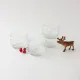 Scandinavian Style Textured Glass Dessert Bowls, 1960's