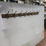 Old school coat rack with 8 hooks