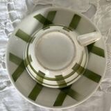 6 tasses à café décor Nappe Moulin Des Loups