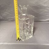Crystal whisky carafe Saint Louis Model Manhattan (1980s)