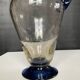 Vintage carafe in blown and bubbled glass paste.