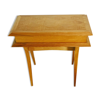 Vintage inlaid wood worker