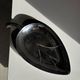Pair of silver-plated bowls in the shape of a stylised leaf 11.5x22