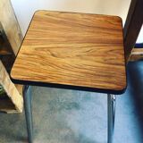 Metal and formica stool