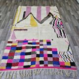 Natural handmade Moroccan rug 3 x 2 m
