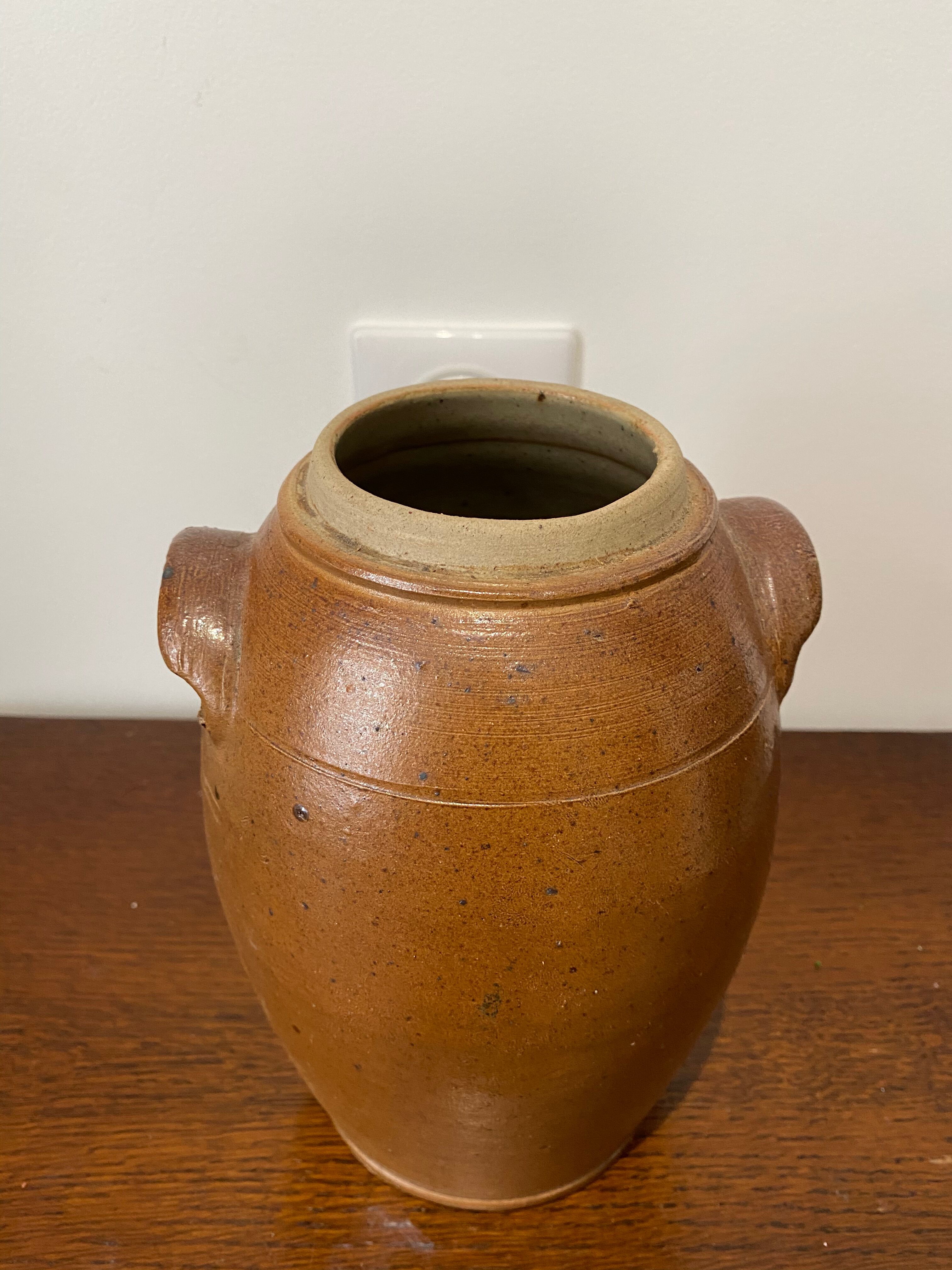 Ancient jace in brown sandstone