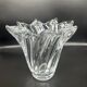 70s crystal vase