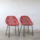 Pair of “Coquillage” chairs by Pierre Guariche for Meurop