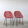 Pair of “Coquillage” chairs by Pierre Guariche for Meurop